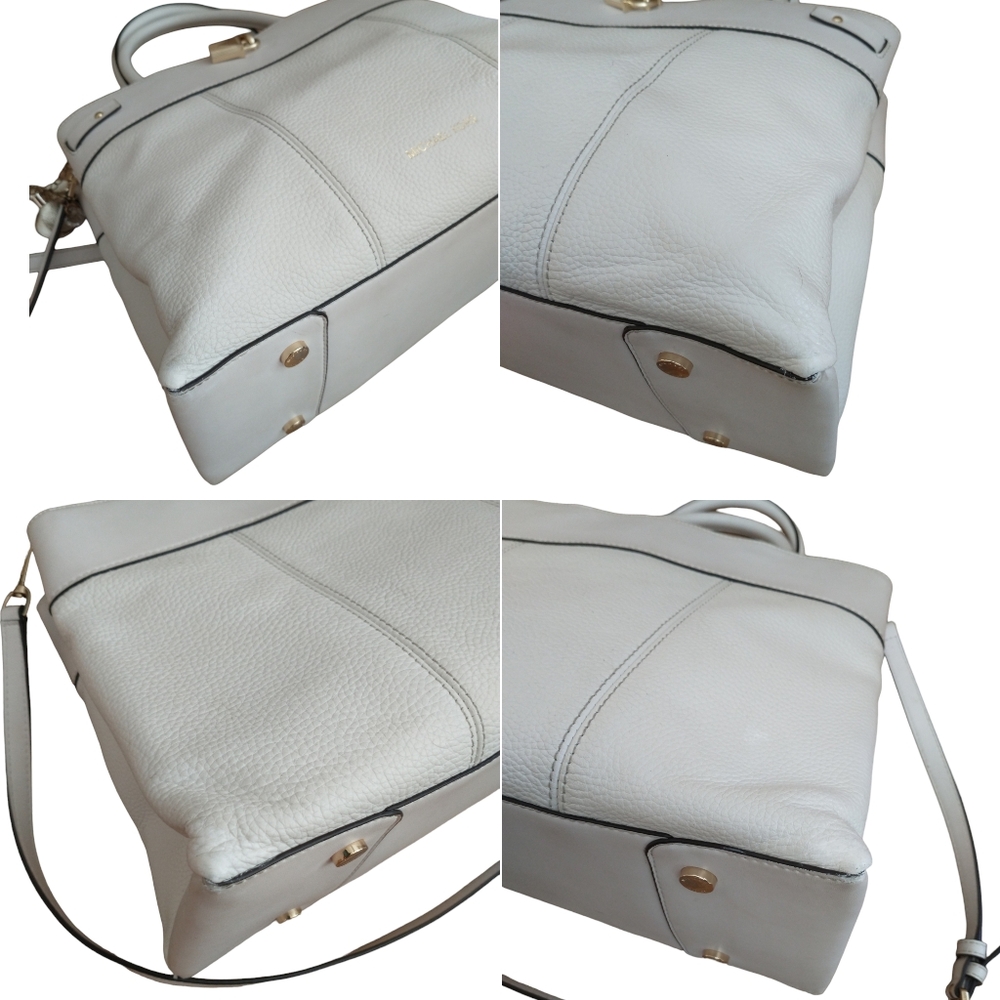 Michael Kors Gramercy (100% Leather) White/Cream Large Crossbody Bag. - Picture 12 of 13